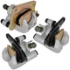 For Yamaha Wolverine 450 YFM450 FX 2006-2007 Front and Rear Brake Caliper w/Pads
