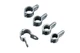 Kuryakyn 1002 Chrome 1" Magnum Quick Clamps Pair Harley & Metric