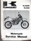 1993 KAWASAKI MOTORCYCLE KLX250R & KLX250 SERVICE MANUAL  P/N 99924-1165-01