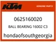 KTM OEM Part 0625160020 BALL BEARING 16002 C3