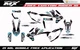 Fit KTM XCW XCFW EXC EXCF 2017 to 2019 & SX SXF XC XCF 2016 to 2018 graphic kit