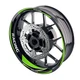 GP08 Green Racing 17" Rim Wheel Sticker For Yamaha MT10 18 19 20 21