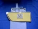 YAMAHA XS650 D 1977 GEN NOS RIGHT HAND SIDE DECAL EMBLEM 1T3-21786-00