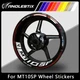 Reflective Motorcycle Wheel Sticker Rim Tape Decals Fits For YAMAHA MT10SP