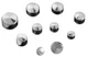 Kuryakyn 2443 Kool Kaps Chrome Covers, 5/16in. Button Head