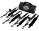 Powertye Fat Strap 4-pc 1.5" Deluxe Black Tie-Down Trailer Kit (TRAILERKIT-82)