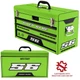 Attack Graphics Tusk Moto Toolbox Replacement Decals  Rail Green