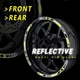 Red Pattern Reflective Decal Stickers SH13 For Kawasaki Z900RS 18-21 20 19