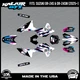 Graphics Kit for Suzuki DR-Z4S DR-Z4SM DRZ4SM 2025 2026 Vizion-MAGENTA