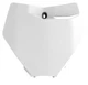 FRONT NUMBER PLATE 2019-22 KTM SX/SX-F, WHITE, POLISPORT 8666400002, 79108007000