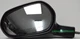 HONDA F-12 F-12X PWC BLACK LEFT SIDE MIRROR ARX1200N3 ARX1200T3 ARX1200T3D
