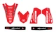 2002-2023 Honda CR125/250 CRF250 CRF450 Swing Arm, Fork Guard & Fender Graphics