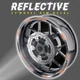 Comb Reflective Wheel Rim Stickers For Suzuki SV1000 S 03-07 06 05 04