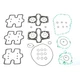 ATHENA ENGINE GASKET SERIES for Honda 1000 VF F INTERCEPTOR 1983-1986