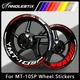 Reflective Motorcycle Wheel Sticker Rim Tape Decals Fits For YAMAHA MT10SP