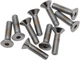 Drag Specialties Countersunk Socket-Head Bolts - 1/4in.-20 x 3/4in. - MPB366