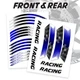 GB18 17'' Rim Wheel Stickers Decal Graphic Kit Set For Yamaha MT03 18-20 19