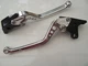 Yamaha VMAX (2009-2020), CNC levers long silver/chrome adjusters, R104/C777