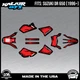 Graphics Kit for Suzuki DR650 (All Years) DR 650 Ember Series - RED
