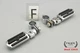2006 Harley Softail Highway Peg & Mount Clamp Set CHROME & RUBBER