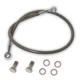 STREAMLINE +2" CLEAR EXTENDED REAR STEEL BRAIDED BRAKE LINE KAWASAKI KFX400