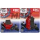 HONDA XR 250 SM 2004 EBC Enduro/MX Carbon TT Brake Pads Front & Rear