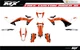 Fits KTM EXC EXC-F XC-W XCF-W 2024/25 and KTM-SX-XC-SXF-XCF-2023/24 graphic kit