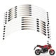 For HONDA MSX 125 Grom MSX125 SF 2012-2022 RIM WHEEL STRIPES DECALS TAPE STICKER