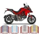 17" Wheel Rim Stripes Sticker Decal For DUCATI MULTISTRADA 1260 1200/S 950 V2 V4