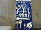NOS Triumph Aprox. 38.75x17.25" Tool Board Overlay Man Cave Wall Art T880083