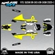 Graphics Kit for Suzuki DR-Z4S DR-Z4SM DRZ4SM 2025 2026 Voltaic-YELLOW