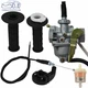 Carburetor & Throttle Cable & Handle Grip Bar For Honda XR50R 2000-2003 (7/8")