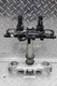 2009 SUZUKI DR650SE FRONT FORKS LOWER UPPER TRIPLE TREE STEM CLAMP & RISERS