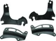 Kuryakyn Quick Release Mount For Multi-Purpose Backrest 14-Up Touring Models Bla