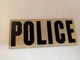 HARLEY POLICE 60111-58A GENUINE 3M FRONT FENDER DECAL PURSUIT PANHEAD SHOVEL FL