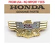 Side Cover Emblem GL1500 Goldwing SE Aspencade OEM Honda Badge 83606-MT8-770 B99