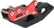 Zeta TPU 3D Chain Guide Guard Slider Black Red Honda CRF450RL 21-25