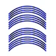 Blue W01B 17'' Wheel Sticker For Yamaha YZF R1 1998-2021 20 19 18 17 16 15 14 13