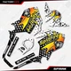 White Spark Racing Graphic kit fits Honda Grom 2017 2018 2019 2020 MSX125