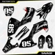 Black Savage Racing graphics kit fits 18-24 Husqvarna TC85 Decals
