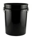 Leaktite 005G01BK120 5 gal. Capacity Black Plastic Pail 12x14.5 in. (Pack of 10)