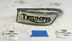 Triumph tank badge - Right  82- 9700 (S101) (S102)