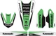 Factory Effex Trim Graphics Kit for '04-08 Kawasaki KX125/250 (19-50120)