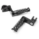 R-FIGHT Front 40mm Lowering Foot Pegs Black For Buell XB12R Firebolt 04+