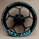 For Yamaha MT-09 mt09 Wheel Hub Rim Decorative Decal Reflective Sticker