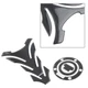 For Yamaha YZF1000 YZF-R1 R1M Real Carbon Fiber Gas Cover 3D Decal Fuel Tank Pad