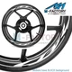 Rim Wheel Decal Stickers Stripe 17'' For Honda CBR650R CBR650F