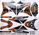 YAMAHA XT 125 X R 2005 2012 HUNTER ORANGE DECOR DECAL Sticker