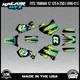 Graphics Kit for Yamaha YZ250 YZ125 (1996-2001) YZ 250 YZ 125 Splash - Lime