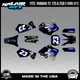 Graphics Kit for Yamaha YZ250 YZ125 (1996-2001) YZ 250 YZ 125 FH - Blue